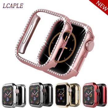 Bling case For Apple watch 5 4 band 44mm 40mm iwatch case 42mm 38 mm Diamond Screen Protector cover bumper watch Accessories 44
Bling case For Apple watch 5 4 band 44mm 40mm iwatch case 42mm 38 mm Diamond Screen Protector cover bumper watch Accessories 44