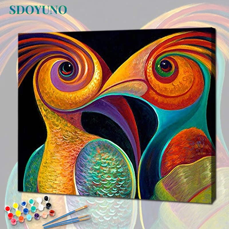 SDOYUNO 60x75cm Paint By Numbers Abstract Animals DIY Oil Painting By Numbers On Canvas Birds Number Painting Home Decor
SDOYUNO 60x75cm Paint By Numbers Abstract Animals DIY Oil Painting By Numbers On Canvas Birds Number Painting Home Decor