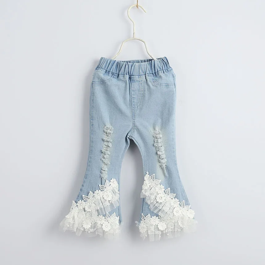 Cross Border Spring New Style Girls Cowboy Bell-bottom Pants Wholesale New Girls' Spring JEANS Ripped Pants
Cross Border Spring New Style Girls Cowboy Bell-bottom Pants Wholesale New Girls' Spring JEANS Ripped Pants