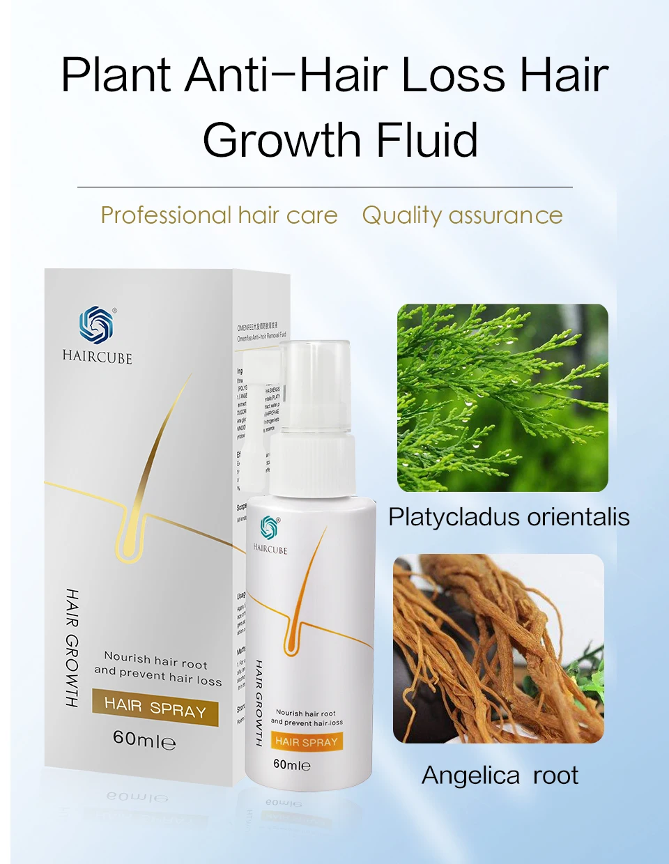 Haircube 2Pcs Anti Hair Loss Products Hair Growth Essential Oil Liquid Spray Dense Nourish Hair Roots Hair Care Repair Growing Haircube 2Pcs Anti Hair Loss Products Hair Growth Essential Oil Liquid Spray Dense Nourish Hair Roots Hair Care Repair Growing