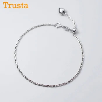 Trustdavis Authentic 925 Sterling Silver Fashion Simple Beads Hearts Chain Bracelets Birthday Gift For Women Girls Lady DA1074
Trustdavis Authentic 925 Sterling Silver Fashion Simple Beads Hearts Chain Bracelets Birthday Gift For Women Girls Lady DA1074
