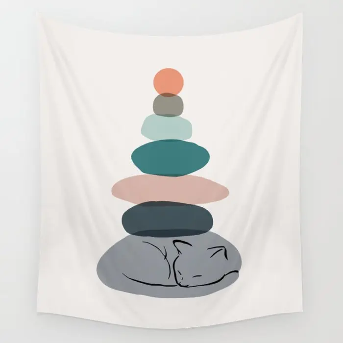 Cat Landscape Tapestry Wall Hanging Room Carpet Dorm Psychedelic Tapestries Art Home Decoration Accessories Living Room Decor
Cat Landscape Tapestry Wall Hanging Room Carpet Dorm Psychedelic Tapestries Art Home Decoration Accessories Living Room Decor