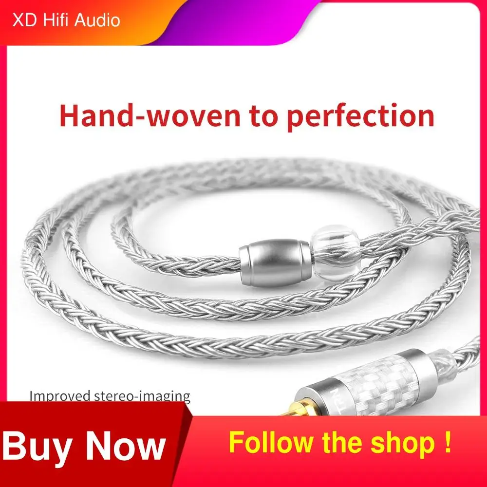 TRN 16 Core cable Silver Plated Cable 3.5/2.5 Plug MMCX/2Pin Connector MMCX 0.75 0.78 In-Ear Earphone TRN VX V90 V80 M10 BA8 BA5
TRN 16 Core cable Silver Plated Cable 3.5/2.5 Plug MMCX/2Pin Connector MMCX 0.75 0.78 In-Ear Earphone TRN VX V90 V80 M10 BA8 BA5
