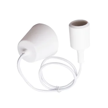 Silicone Hanging Lamp Holder with E27 Base LED Light Socket for Kitchens Dining Rooms Living Rooms Corridor Bars Restaurants (Wh
Silicone Hanging Lamp Holder with E27 Base LED Light Socket for Kitchens Dining Rooms Living Rooms Corridor Bars Restaurants (Wh