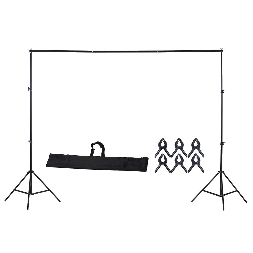 Adjustable Photography Studio Background Backdrop Stand Support System Kit Heavy Duty Photo Video Crossbar Kit
Adjustable Photography Studio Background Backdrop Stand Support System Kit Heavy Duty Photo Video Crossbar Kit