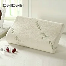 Espuma de memória cama travesseiro pescoço proteção ortopédica dormir beding travesseiros ergonômico travesseiro cervical confortável pescoço proteger(China)