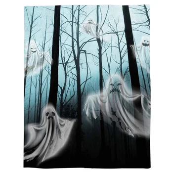 Halloween Forest Spooky Ghost Printed Flannel Blanket Soft Throw Blanket Machine Washable Blankets for Beds
Halloween Forest Spooky Ghost Printed Flannel Blanket Soft Throw Blanket Machine Washable Blankets for Beds