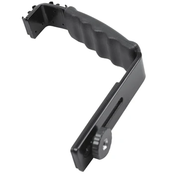 Photo Flash Video Camera Grip Handle L Handle With 2 Standard Side Hot shoe Mount the holder DSLR
Photo Flash Video Camera Grip Handle L Handle With 2 Standard Side Hot shoe Mount the holder DSLR