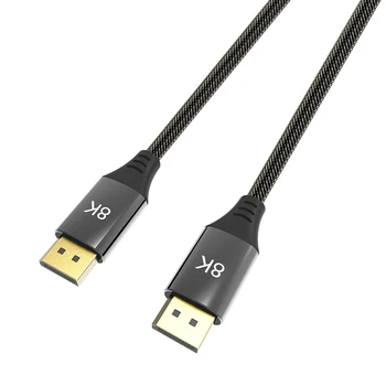8K Computer DP Data Cable HD Audio Video Sync Output Connection for Projector Laptop DU55