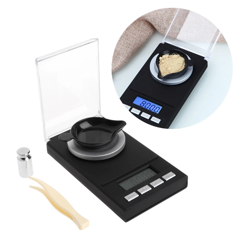 20g/0.001g Mini Digital LCD Electronic Gram Scale Lab Jewelry Gold Weighing Pocket Scale High Precision Kitchen Scale with Tray
20g/0.001g Mini Digital LCD Electronic Gram Scale Lab Jewelry Gold Weighing Pocket Scale High Precision Kitchen Scale with Tray