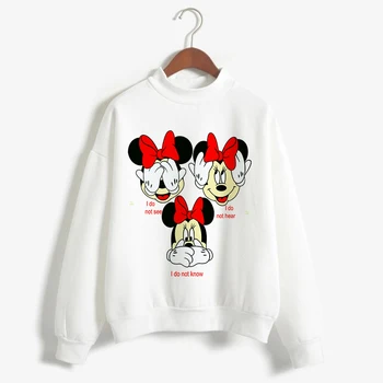 Autumn Women Loose Arrival Long Knitted Turtleneck Sweatshirt Solid White Pullovers Female Casual Sweatshirt Kpop Mouse Print 
Autumn Women Loose Arrival Long Knitted Turtleneck Sweatshirt Solid White Pullovers Female Casual Sweatshirt Kpop Mouse Print