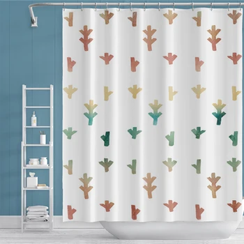 Geometric Pattern Waterproof Shower Curtain Fabric Toilet Partition Bathroom Curtain Bath Bath Curtain for Bathroom Home Decor
Geometric Pattern Waterproof Shower Curtain Fabric Toilet Partition Bathroom Curtain Bath Bath Curtain for Bathroom Home Decor