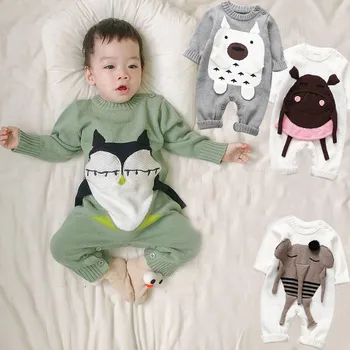 Baby clothes Overalls for Newborn winter jumpsuit комбинезон детский Cartoon Winter Jacket Warm Knit Jumpsuit Sweater Coat #4
Baby clothes Overalls for Newborn winter jumpsuit комбинезон детский Cartoon Winter Jacket Warm Knit Jumpsuit Sweater Coat #4