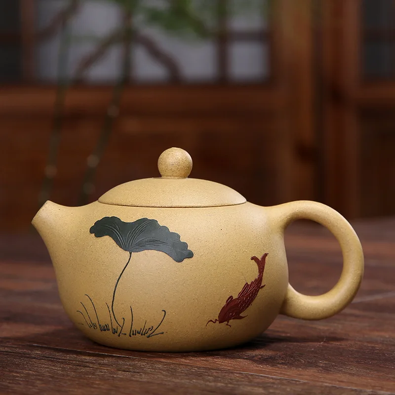 Yixing Clay Teapot Segment Mud Xi Shi Pot Yellow Raw Ore WenTan Teapot Modeling Clay Painted Tea Set Wholesale Yixing Tea Pot Ma
Yixing Clay Teapot Segment Mud Xi Shi Pot Yellow Raw Ore WenTan Teapot Modeling Clay Painted Tea Set Wholesale Yixing Tea Pot Ma