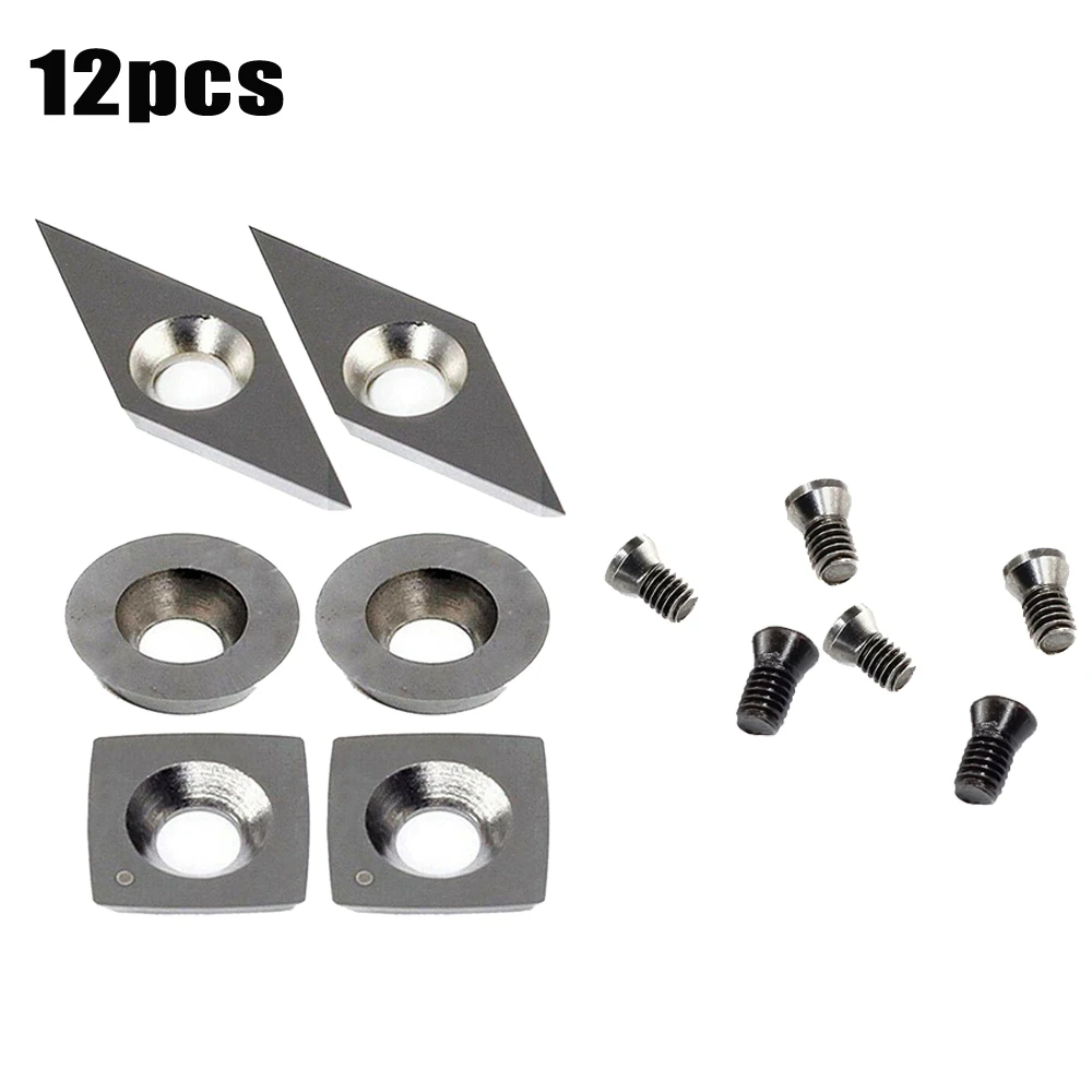 Silver Carbide Cutters Inserts Set Wood Lathe Turning Tools For Woodworking Or Smoother Cutting Carbide
Silver Carbide Cutters Inserts Set Wood Lathe Turning Tools For Woodworking Or Smoother Cutting Carbide