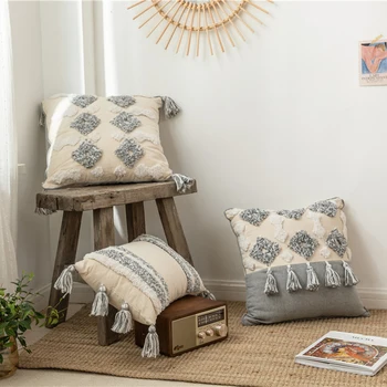 Morroccan Style Tufted Pillow Cover Plush Soft Comfortable Nordic Throw Cushion Cover For Living Room Sofa Home Decor 45x45cm
Morroccan Style Tufted Pillow Cover Plush Soft Comfortable Nordic Throw Cushion Cover For Living Room Sofa Home Decor 45x45cm
