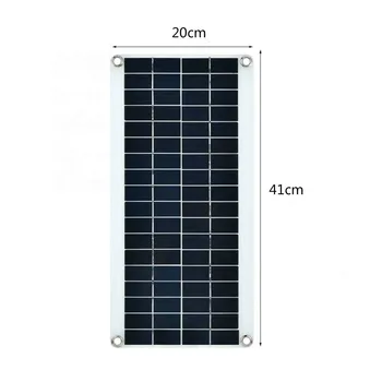 15W Polycrystalline Flexible Solar Panel Battery Charger Kit with 10A Controller Double USB Port for Mobile Phone Charging
15W Polycrystalline Flexible Solar Panel Battery Charger Kit with 10A Controller Double USB Port for Mobile Phone Charging