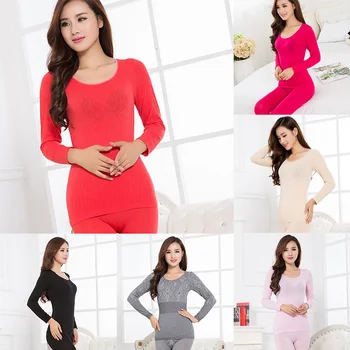 New Women Warm Thermal Underwear Long Johns Long Sleeve Thermal Clothing Underwears Cotton Thermal Sets
New Women Warm Thermal Underwear Long Johns Long Sleeve Thermal Clothing Underwears Cotton Thermal Sets