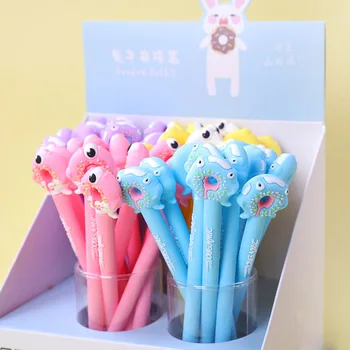 48 pcs/lot Creative Monster Donuts Gel Pen Cute 0.5mm black ink Signature Pen School Office writing Supplies Promotional Gift
48 pcs/lot Creative Monster Donuts Gel Pen Cute 0.5mm black ink Signature Pen School Office writing Supplies Promotional Gift