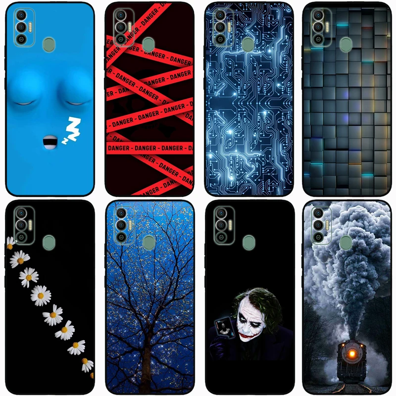 Fashion Soft silicone TPU Back Cover For TECNO SPARK 7 Phone Funda Case Tecno Spark Cute Cartoon | Мобильные телефоны и