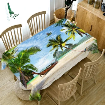 Thicken Cotton Tablecloth 3D Island Cruise Pattern Rectangular/Round Table Cloth for Wedding Picnic Party
Thicken Cotton Tablecloth 3D Island Cruise Pattern Rectangular/Round Table Cloth for Wedding Picnic Party