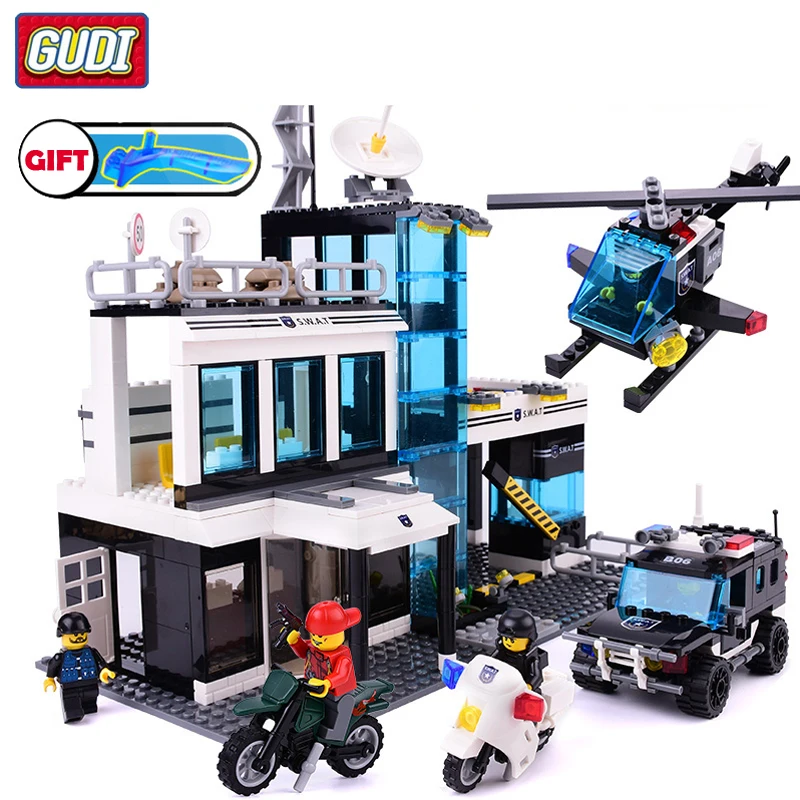 City SWAT Command Center Aircraft Car Motorcycle Bricks Assemble Compatible Legoingly Building Blocks Toys For Children Gifts
City SWAT Command Center Aircraft Car Motorcycle Bricks Assemble Compatible Legoingly Building Blocks Toys For Children Gifts
