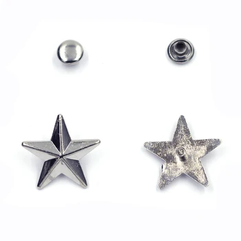 10Sets Silver Tone Star Pentacle Garment Rivets Spike Studs Spots Bag Shoes Clothes Making 19x18mm
10Sets Silver Tone Star Pentacle Garment Rivets Spike Studs Spots Bag Shoes Clothes Making 19x18mm
