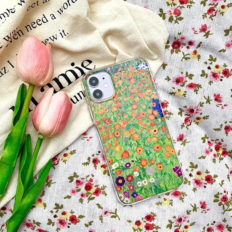 Чехол для iPhone Xs Max винтажная картина маслом в южнокорейском стиле 11 аксессуаров