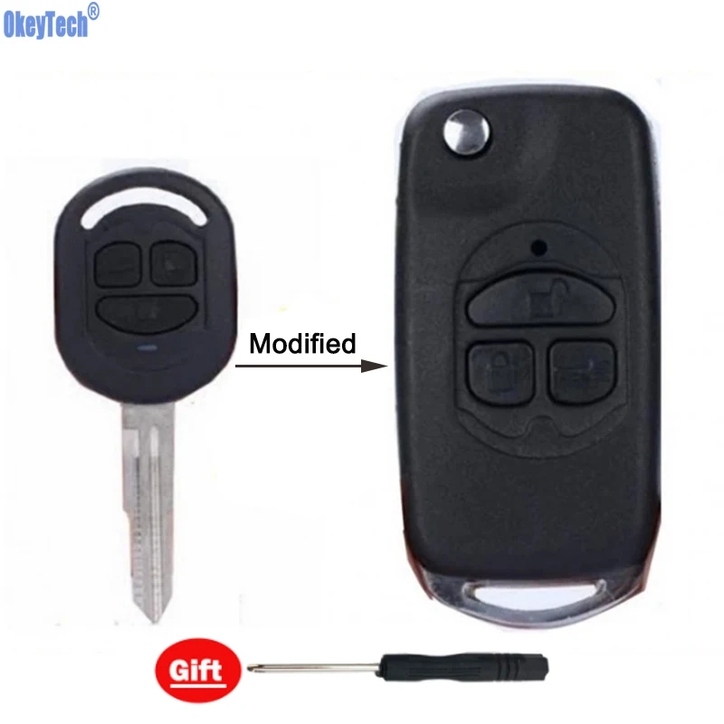 OkeyTech 3 Button Modified Flip Remote Car Key Shell for Chevrolet Lacetti Optra Nubira Vehicle Pocket Alarm 2005 2006 2007 2008
OkeyTech 3 Button Modified Flip Remote Car Key Shell for Chevrolet Lacetti Optra Nubira Vehicle Pocket Alarm 2005 2006 2007 2008