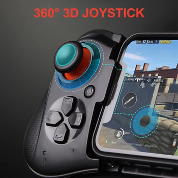 Wireless Gamepad For IOS Android Wireless Joystick Bluetooth BT4.0 Game Pad Handle Game Controller For Mobile Phone Trigger
Wireless Gamepad For IOS Android Wireless Joystick Bluetooth BT4.0 Game Pad Handle Game Controller For Mobile Phone Trigger