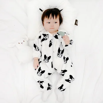 Autumn Winter Newborn Baby Flannel Rompers Thicken Warm Printed Overalls Infants Clothes Soft Cute Toddlers Kids Jumpsuits
Autumn Winter Newborn Baby Flannel Rompers Thicken Warm Printed Overalls Infants Clothes Soft Cute Toddlers Kids Jumpsuits