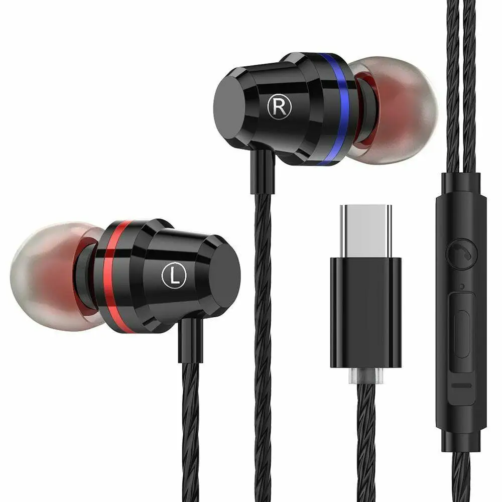 TWISTER.CK Type C Plug Ear Earphone EARset Earphone Earbuds for Huawei P20 pro HTC Nexus
TWISTER.CK Type C Plug Ear Earphone EARset Earphone Earbuds for Huawei P20 pro HTC Nexus