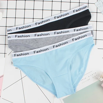 3 Pcs Sexy Sport Panties Women Fashion Lingerie Tempting Pretty Briefs High Quality Cotton Low Waist Cheap Plus Size Underwear
3 Pcs Sexy Sport Panties Women Fashion Lingerie Tempting Pretty Briefs High Quality Cotton Low Waist Cheap Plus Size Underwear