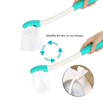 Portable Long Handle Reach Comfort Bottom Wiper Holder Toilet Paper Tissue Grip Self Aid Helper Elderly Toilet Wipes Paper Towel
Portable Long Handle Reach Comfort Bottom Wiper Holder Toilet Paper Tissue Grip Self Aid Helper Elderly Toilet Wipes Paper Towel