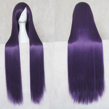 39‘’ 100cm Dark Purple Long Yuri Wig Game Anime DDLC Doki Doki Literature Club Heat Resistant Hair Cosplay Wigs + Wig Cap 
39‘’ 100cm Dark Purple Long Yuri Wig Game Anime DDLC Doki Doki Literature Club Heat Resistant Hair Cosplay Wigs + Wig Cap