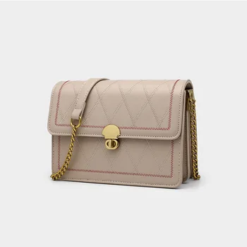 Lingge Embroidered Thread Square Sling Bag Women's Bag 2020 Spring and Summer New Fashion Chain
Lingge Embroidered Thread Square Sling Bag Women's Bag 2020 Spring and Summer New Fashion Chain