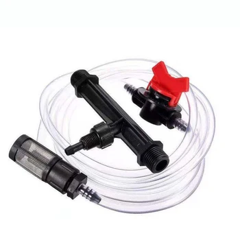 Venturi fertilizer applicator G1/2 fertilizer applicator and filter straw kit with four-point connector
Venturi fertilizer applicator G1/2 fertilizer applicator and filter straw kit with four-point connector