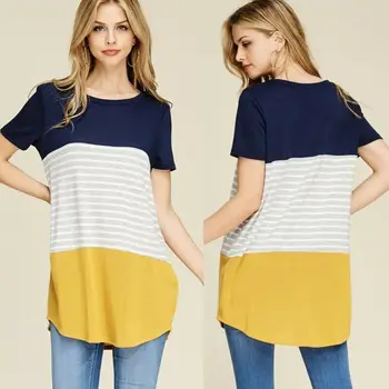 Women Striped Nursing Tops Pregnant Maternity Breastfeeding T Shirt Blouse Tops 
Women Striped Nursing Tops Pregnant Maternity Breastfeeding T Shirt Blouse Tops