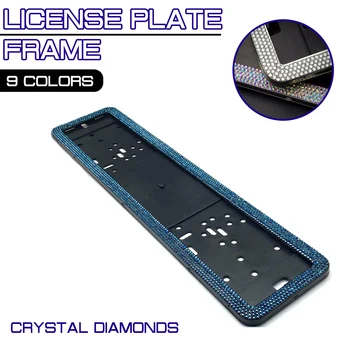 1 set Russian Car License Plate Frame Stainless Steel Crystal Diamonds European German Number License Plate Frame Holder 
1 set Russian Car License Plate Frame Stainless Steel Crystal Diamonds European German Number License Plate Frame Holder