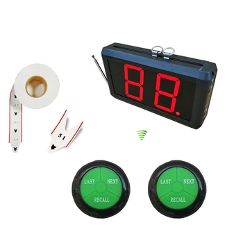 Take a number system 2-digit display with Next Control Button Ticket Roll Wireless Restaurant Queuing Equipment
Take a number system 2-digit display with Next Control Button Ticket Roll Wireless Restaurant Queuing Equipment