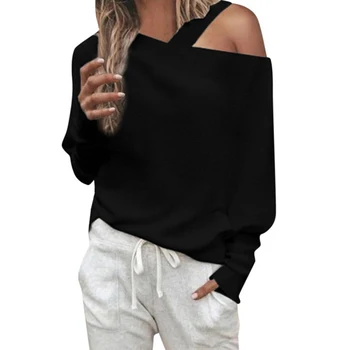 SpringNew Fashion Loose Solid Color Loog Sleeve Pullover Sexy Word Collar Raglan Tops Women Office sweater female
SpringNew Fashion Loose Solid Color Loog Sleeve Pullover Sexy Word Collar Raglan Tops Women Office sweater female