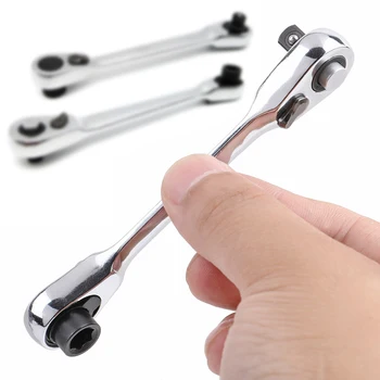 Double-Ended Torque Small Socket Wrench Spanner Hand Repair Tools Wrench Repair Tools 1PC 1/4"Mini Ratchet Wrench 130*22*19mm
Double-Ended Torque Small Socket Wrench Spanner Hand Repair Tools Wrench Repair Tools 1PC 1/4"Mini Ratchet Wrench 130*22*19mm
