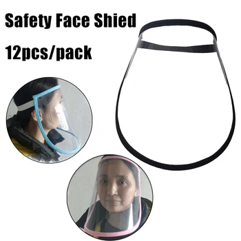 12pcs Transparent Protective Face Shield Stretchy Headband Reusable Mask Dust-Proof Full Face Shield
12pcs Transparent Protective Face Shield Stretchy Headband Reusable Mask Dust-Proof Full Face Shield