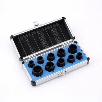10 Pcs Hexagon Bolts Damaged Screws Nut Extractor Removal Tools Hand Tools Set for Remove Nuts Bolts Screw Heads Studs
10 Pcs Hexagon Bolts Damaged Screws Nut Extractor Removal Tools Hand Tools Set for Remove Nuts Bolts Screw Heads Studs