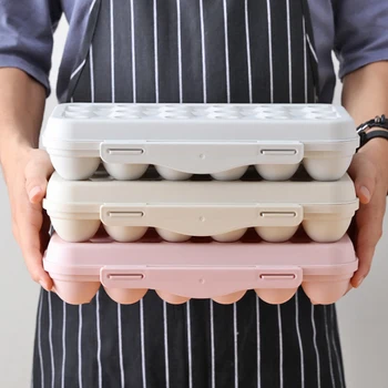 Egg Tray for Refrigerator Deviled Egg Holder Carrier with Lid Fridge Storage Stackable Plastic Organizer Eggs Containers Kitchen
Egg Tray for Refrigerator Deviled Egg Holder Carrier with Lid Fridge Storage Stackable Plastic Organizer Eggs Containers Kitchen