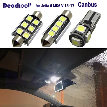 

17x Canbus led Trunk Lamp +Interior Map Dome Footwell Sun Visor Light Kit bulbs for Volkswagen for VW Jetta MK6 13-17 Error Free