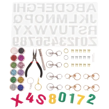 106Pc Silicone Casting Mold Letter Pendant Silicone Resin Mold DIY Jewelry Crafts Making Tool
106Pc Silicone Casting Mold Letter Pendant Silicone Resin Mold DIY Jewelry Crafts Making Tool