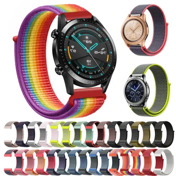 Duoteng Nylon Strap For Amazfit Bip for Huawei Watch gt 2e for Samsung galaxy watch 46 42mm active 2 Gear S3 Frontier Watchband
Duoteng Nylon Strap For Amazfit Bip for Huawei Watch gt 2e for Samsung galaxy watch 46 42mm active 2 Gear S3 Frontier Watchband