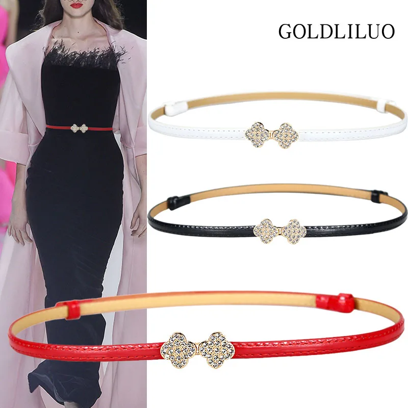 Black Belt For Women Thin Skinny Ladies Adjustable Leather Female Belts Alloy Buckle Dress Waist Belts ceinture femme pasek dams
Black Belt For Women Thin Skinny Ladies Adjustable Leather Female Belts Alloy Buckle Dress Waist Belts ceinture femme pasek dams