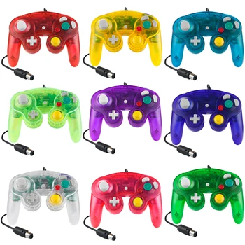Transparent Wired Gamepad Joypad For Nintendo For NGC Controller Used For MAC Computer Console Port
Transparent Wired Gamepad Joypad For Nintendo For NGC Controller Used For MAC Computer Console Port